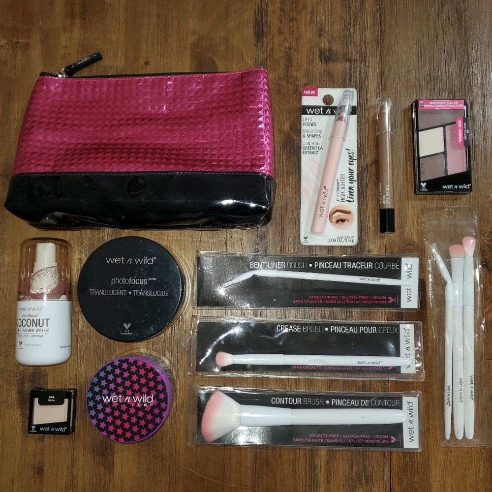 14 Wet n Wild Makeup & Skincare Lot - Eyeshadow / Glitter Mask / Setting Powder - Picture 4 of 13
